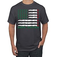Dope Nation Flag Weed Mary Jane Smoking Weed Men's T-Shirt