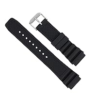 Italian Rubber Replacement Watch Band for Luminox 22mm 3100/3200/3400/3600/8400 Series Watches