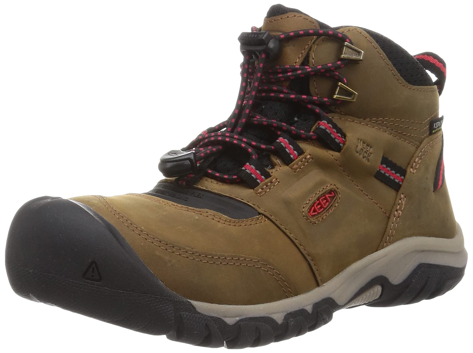 KEEN Unisex-Child Redwood Winter Mid Height Leather Waterproof Hiking Boots