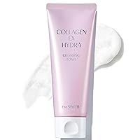 Collagen EX Hydra Cleansing Foam with Ceramide - Moisturizing Firming Facial Cleanser, Rich Bubbles, Gentle on Skin, Enhances Elasticity - Skin Irritation Free, 3.38oz.