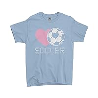 Threadrock Kids Love Heart Soccer Youth T-Shirt