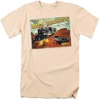 Trevco Men's Back to The Future 3 Time Train Adult T-Shirt