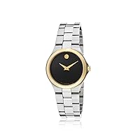 Movado Women's 0606560 Black Two-Tone Stainless Steel Watch