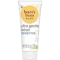 Burt's Bees Baby Ultra Gentle Lotion with Aloe for Sensitive Skin, Pediatrician Tested, 99.0% Natural Origin, 6 Ounces