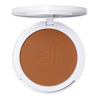 Camo Powder Foundation, Lightweight, Primer-Infused Buildable & Long-Lasting Medium-to-Full Coverage Foundation, Tan 450 N