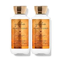 Bath & Body Works and Gingham Heart of Gold Super Smooth Lotion Sets Gift For Women 8 Oz -2 Pack (Gingham Gold), 4 Fl (Pack 2), 8.0 Oz, fluid_ounces, ounces