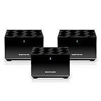 Nighthawk Tri-band Whole Home Mesh WiFi 6 System (MK83) – AX3600 Router with 2 Satellite Extenders, Coverage up to 6,750 sq. ft. and 40+ devices