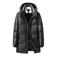 Winter Jacket 90% White Duck Down Jacket Men's Fashion Thickened Warm Parka Windbreaker