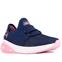 Nautica Kids Light Up Flashing Sneaker Athletic Running Shoes Lace-Up/Bungee/Slip-on |Boy - Girl|(Little Kid/Big Kid) Kappil Parks Neave Lights