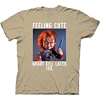 Ripple Junction Bride of Chucky Feeling Cute Adult Unisex Crew Neck T-Shirt