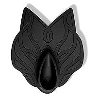 Black Wolf Body Scrubber - 100% Silicone Bristles for a Hygienic Deep Clean Experience - Easy to Clean Excess Soap and Body Wash Off