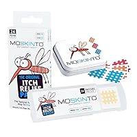 Moskinto Travel Pack & Moskito Care Insect Repellent Bundle, The Original Itch-Relief Bug Bite Patch & Extreme Outdoor Anti-Mosquito Spray Safe for Kids, Total 42 Patches