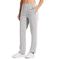 Willit Women's Track Pants Warm Up Athletic Running Sweatpants Sports Training Pants Straight Leg with Zipper Pockets