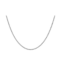 Carissima Gold Women's 9 ct Gold Hollow 3.2 mm Rope Chain Necklace