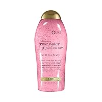 Pink Sea Salt & Rosewater Gentle Soothing Body Scrub, Light Exfoliating Body Wash, Sulfate-Free, 19.5 Ounce, 1.0 Count