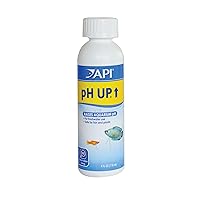 pH UP Freshwater Aquarium Water pH Raising Solution for fish,4-Ounce Bottle, Brown