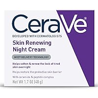 Skin Renewing Night Cream | Niacinamide, Peptide Complex, and Hyaluronic Acid Moisturizer for Face | 1.7 Ounce, 2 Pack (Best Choice)