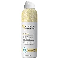 Sun Shield Clear Spray SPF 30 (6 Fl Oz) - Zinc Sunscreen Spray with Bentonite Clay and Jojoba - Balances Oil Levels and Conditions Skin - Water Resistant for 80 Minutes