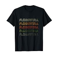 Love Heart Florentina Tee Vintage Style Black Florentina T-Shirt