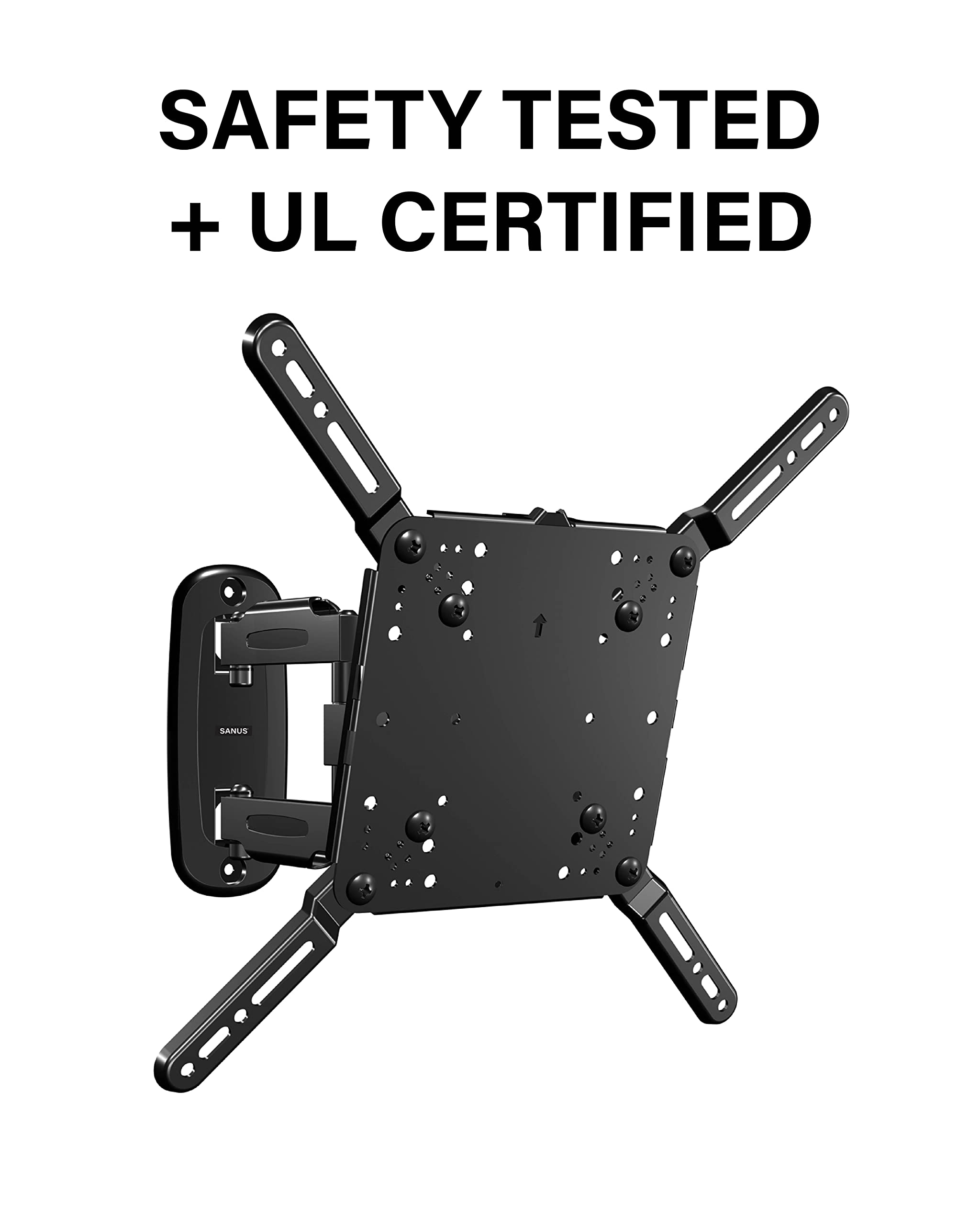 Made for Amazon Universal Full-Motion TV Wall Mount for TVs up to 55