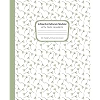 Composition Notebook With Page Numbers: Numbers & Lines Come Together In This Next-Level College-Ruled Composition Notebook (Sage Green) Composition Notebook With Page Numbers: Numbers & Lines Come Together In This Next-Level College-Ruled Composition Notebook (Sage Green) Paperback