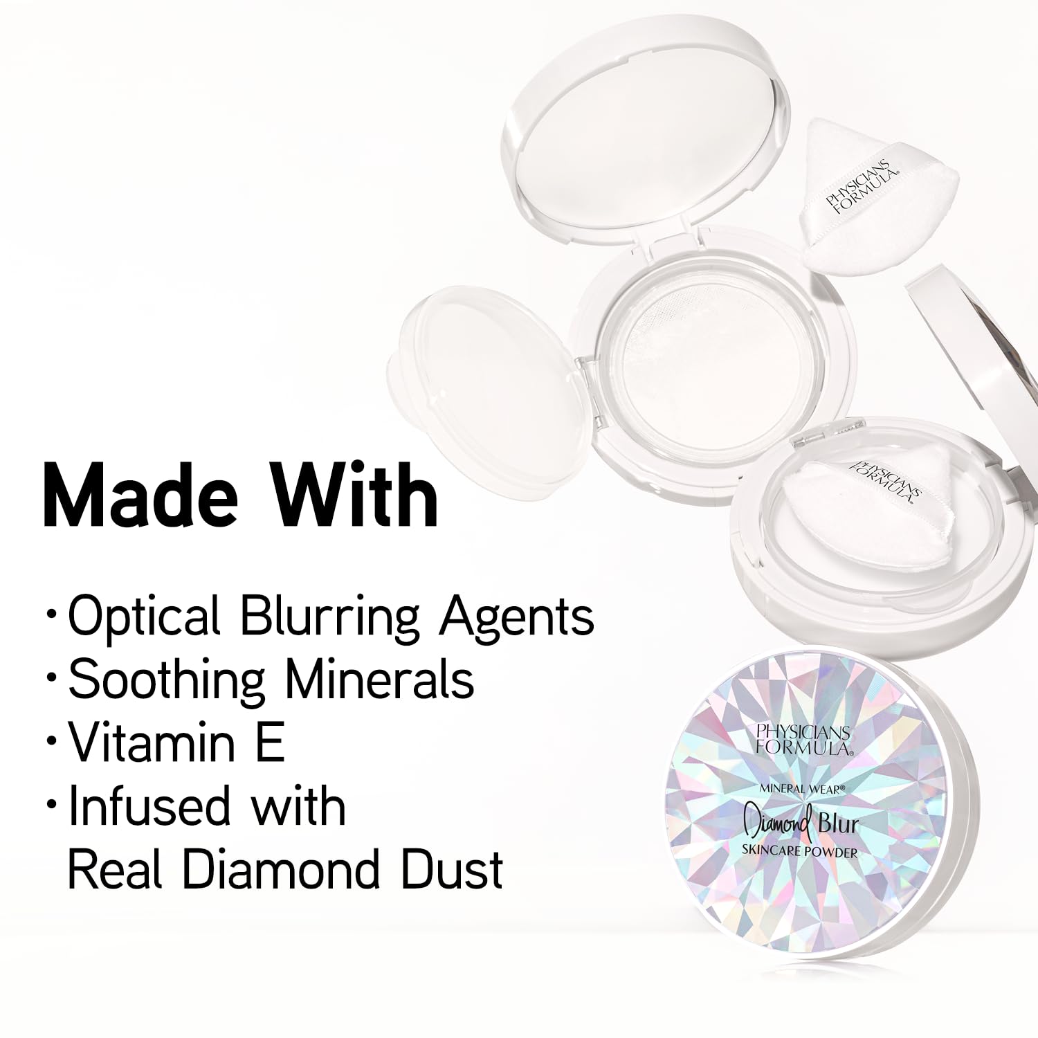 Physicians Formula Mineral Wear® Diamond Blur Skincare Powder - Translucent