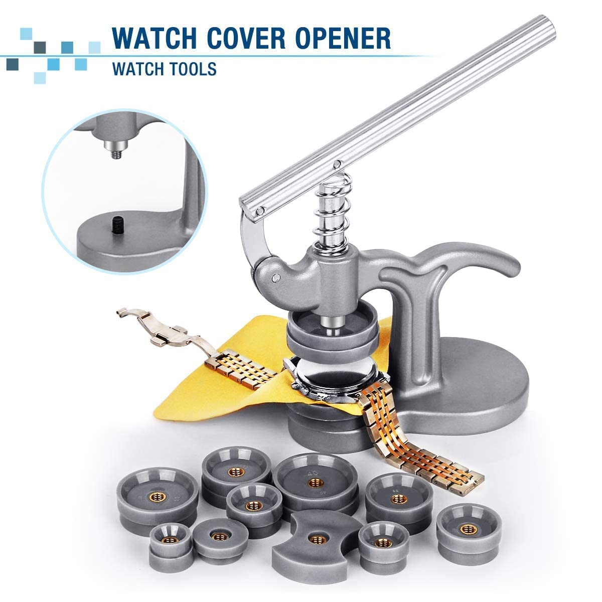Bundle of BYNIIUR Watch Repair Kit & Watch Press Set