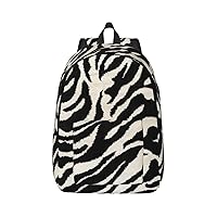 Zebra Animal Large Capacity Backpack, Men'S And Women'S Fashionable Travel Backpack, Leisure Work Bag,