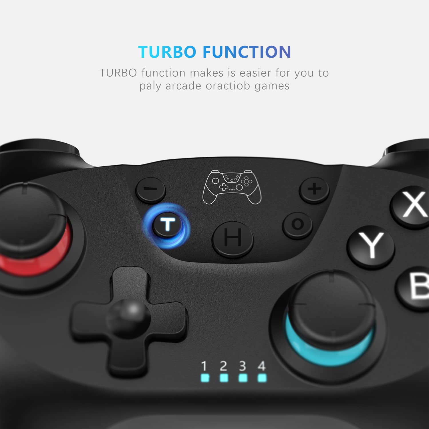 Deepdawn Switch Controller, Wireless Pro Controller Compatible with Nintendo Switch, Wireless Gamepad Joystick with Programmable Function【2023 Upgraded Version】