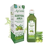 SENTA Aloevera Amla Juice 1L Pack of 2 | Boosts Immunity | Helps to purify Blood | Helps in Digestion | Healthy Eyes | 100% Natural WHO GMP, GLP Certified Product