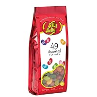 Jelly Belly 49 Assorted Jelly Bean Flavors - 7.5 Ounce GiftBag - Genuine, Official, Straight from the Source