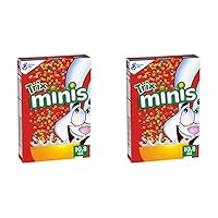 Trix Minis Fruity Mini Corn Puff Breakfast Cereal, 10.8 OZ (Pack of 2)