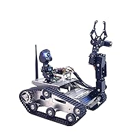 XiaoR GEEK Smart Robot Kit for Arduino MEGA, Programmable Robot Car with WiFi, Bluetooth Module, FPV, Infrared Line Tracking and Ultrasonic Sensor, Supports iOS and Android App