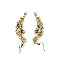10 Pairs Jewelry Making Charms Supply Supplies Wholesale Fashion Earring Backs Findings Ear Hooks O5ZI2 Pistol Revolver