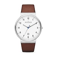 Skagen Men's Ancher Stainless Steel and Mesh Quartz Watch