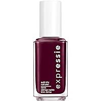 expressie Quick-Dry Nail Polish, 8-Free Vegan, Sk8 with Destiny, Plum, All Ramped Up, 0.33 Ounce