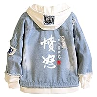 Anime The Seven Deadly Sins Hoodie Denim Jacket Cosplay Trucker Jacket Outwear Jean Coat Sweatshirt