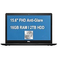 Dell Inspiron 15 3593 3000 Flagship Laptop, 15.6'' Full HD Anti-Glare, 10th Gen Intel Quad-Core i7-1065G7, 16GB DDR4 2TB HDD, Iris Plus Graphics BT 4.1 Win 10 (Renewed)