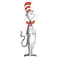 Eureka Dr. Seuss Cat in the Hat Large Classroom Poster Bulletin Board Set for Teachers, 5 Feet Tall, 4 Pieces