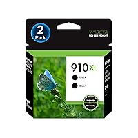 910XL 910 XL Black Ink Cartridges Replacement for HP 910XL 910 Ink Cartridge Compatible with Officejet Pro 8025e 8028e 8035e 8028 8025 Printer (2 Black HP 910XL Ink Cartridges for HP Printer)