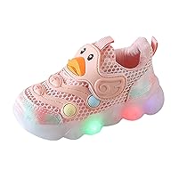 Girls Size 2 Shoes Children Shoes Sports Shoes Light Shoes Small White Shoes Light Board Popular Girls Shoes