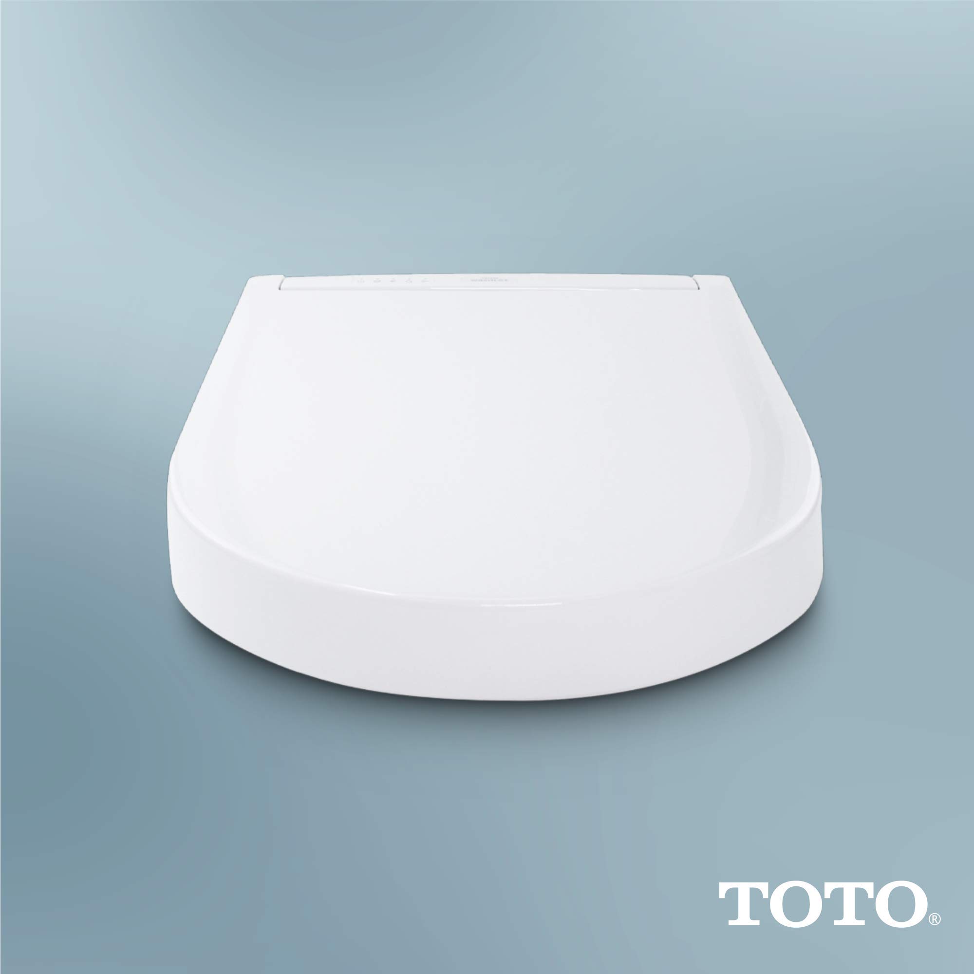 TOTO SW3084#01 WASHLET C5 Electronic Bidet Toilet Seat with PREMIST and EWATER+ Wand Cleaning, Elongated, Cotton White