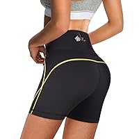 Women Neoprene Sauna Sweat Shorts Pocket Hot Thermo Capris Workout Slimming Pants Weight loss Leggings Body Shaper