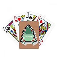 Christmas Cartoon Icon Christmas Tree Poker Playing Magic Card Fun Board Game