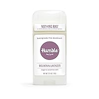 HUMBLE BRANDS Aluminum-Free Deodorant, Vegan and Cruelty- free, Formulated for Sensitive Skin, Mountain Lavender, 2.5 Ounce (Pack of 1)