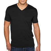 Next Level Men's Premium Fitted Sueded V, Blk, X-Large
