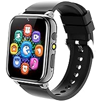 Kids Smart Watches for Girls Age 6-12 with 26 Puzzle Games Video Camera Storybook Music Player Pedometer Alarm Clock 1.69