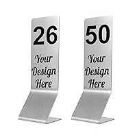 Custom Table Number 26-50, Laser Engraved 7