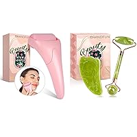 Ice Roller for Face Eye Body Unique Present Ideas & Face Roller Gua Sha Tool Set Unique Birthday Present