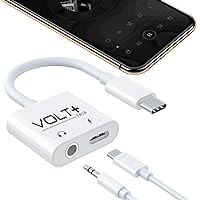 USB C to 3.5mm Headphone Jack Audio Aux & C-Type Fast Charging Adapter for Samsung Galaxy S22/S21/S20/Ultra/Plus/Note 10/20 with C-Port